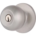 Brinks Transitional Keyed Entry Door Knob - Satin Nickel Exterior Lock Set. Fixed Price $16.42.