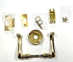 New Omnia Passage Lever Set 794/00.PA1 US3 Brass Locksmith Inventory. Fixed Price $188.88.