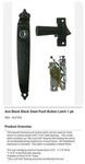 Ace Black Keyed Colonial Storm Screen Door Latch Handle 5437538. Fixed Price $8.88.