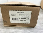 Baldwin HDSQURCSR150 Dummy Door Lever With Square Rose - Satin Nickel. Fixed Price $44.99.