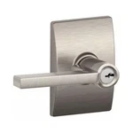 Schlage Latitude Keyed Entry Lever Set. Satin Nickel. F51 619. 107. Fixed Price $50.00.