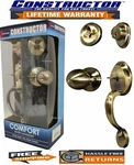 Constructor Comfort Keyed Entry Door Lockset Exterior Knob Handle Antique Bronze. Fixed Price $47.98.