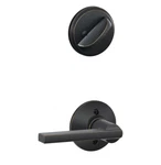 Used Schlage Latitude Single Cylinder Interior Pack Aged Bronze F59LAT716. Fixed Price $18.74.