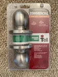 Tell Commercial Heavy Duty Passage Doorknob Push Button Lock CL500002. Fixed Price $29.99.