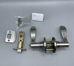 Miseno MLK3011SN Torry Wave Privacy Door Lever Set - Satin Nickel. Fixed Price $19.99.