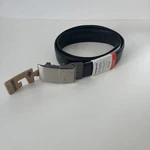 Dockers Men's Custom Fit Leather Belt With Pressure Lock Tech. Closure 30-32. Fixed Price $19.99.