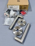 Emtek S20002STTSS Stuttgart Privacy Door Lever Set - Brushed Stainless Steel. Fixed Price $126.88.