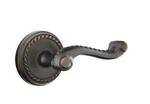 Emtek Oil Rubbed Bronze Rope Lever & Rosette Privacy Lock Door Handle Left. Fixed Price $214.99.