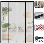 Double Door Mesh Screen Magnetic Closure Heavy Duty For Sliding 74" X 80.... Fixed Price $45.99.