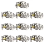 Knobonly 10 Pack Satin Nickel Door Knobs Interior Privacy Lock Round. Fixed Price $279.58.
