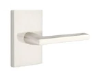 Emtek 5112HLOLHUS15 Passage Rectangular Rosette Helios Lever Satin Nickel. Fixed Price $118.00.