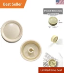 Replacement Rotary Dimmer Knobs In Ivory - Fits Popular Models, Set Of 2. Fixed Price $14.40.