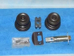 Emtek 8100 Wavely Privacy Door Handle Oil Rubbed Bronze, Rossette. Fixed Price $72.00.