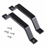 Chinshwehaw 6.1" Matte Black Sliding Barn Door Handle Pull 2PACK Heavy Duty .... Fixed Price $10.47.