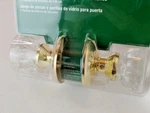 Glass And Brass Door & Latch Set Gate House #0205795 2IN Diameter Knobs. Fixed Price $14.95.