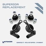 Autoacer -4P Front Lower Control Arm Bushings & Ball Joint Kit For Mini Cooper/s. Fixed Price $149.00.
