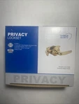 Shield Security Privacy Lockset Straight Lever Brass Finish. Fixed Price $11.20.