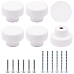 6PCS Wooden Cabinet Knobs, Dresser Kitchen Knob, Natural W.... Fixed Price $17.09.