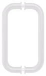 Crl BM8X8W White 8" Series Tubular Back-to-back Pull Handle. Fixed Price $50.14.