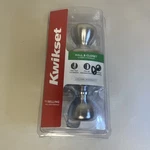 Kwikset 92001-514 Tylo Satin Chrome Passage Hall & Closet Door Knob. Fixed Price $10.99.