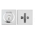 Baldwin 9BR3800 - Contemporary Square Deadbolt Polished Chrome. Fixed Price $45.95.