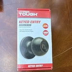 Hyper Tough Keyed Entry Knob Oil-rubbed Bronze For Exterior Doors. Fixed Price $17.00.