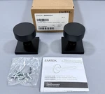 Emtek Round Dummy Doorknob In Flat Black - 5050ROUUS19. Fixed Price $74.40.