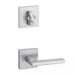 Kwikset 966HFLSQT-26D Halifax Square Interior Single Cylinder Handleset Trim Sat. Fixed Price $67.05.