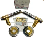Period Brass Full Dummy Knurled Lever Set 6301D Two Toned Unique Heavy Duty Rare. Fixed Price $398.88.