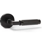 Eh Matte Black Round Lever Hallway & Closet Door Locking Handle London Model. Fixed Price $72.00.