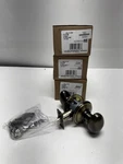 Schlage F10 609 Siena Hall Closet Knob Antique Brass Lot Of 3. Fixed Price $22.50.