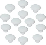 Ymaiss 14PACKS White Ceramic Knobs Round Mushroom Cabinet Large,. Fixed Price $21.82.