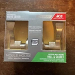Satin Nickel Wave Lever Interior Non-locking Hall & Closet Passage Ace / New. Fixed Price $14.99.