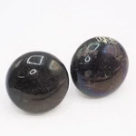Porcelain Enamel Door Knob Handle Victorian House Black Iridescent Sheen. Fixed Price $24.99.