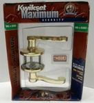 Kwikset Maximum Security Hall & Closet Left Lever Door - New In Box. Fixed Price $17.95.