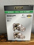 Defiant 2-PACK Hall Closet Brandywine Knob Stainless Steel Finish. Fixed Price $7.00.