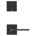 Kwikset Interior Single Cylinder Handleset Black Lisbon. Fixed Price $32.50.