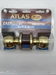 Atlas Home Security Locking Interior Bed And Bath Round Knob New. Fixed Price $17.99.