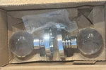 Emtek 5059BLUS26 Bristol Crystal Dummy Door Knob Disk Rosette Polished Chrome. Fixed Price $80.99.