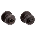 Rutherford Privacy US12P Oil Rubbed Bronze Locking Door Knob. Fixed Price $12.00.
