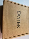 Emtek 5050FRLUS19RH Right Dummy Door Lever Set With Square Rose - Flat Black. Fixed Price $158.99.