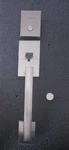 Kwikset 819SCELIP-15, San Clemente Dummy Handleset, Exterior Only, Satin Nickel. Fixed Price $67.99.