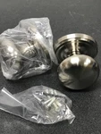 Emtek 8050PUS15 Dummy Door Knob Set, Brass Classic - Satin Nickel. Fixed Price $88.99.