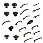 Dark Oil Rubbed Bronze Knobs Pulls Kitchen Cabinet Handle Hardware Closet Vanity. Fixed Price $74.50.