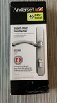 Andersen Storm Door Handle Set. 45 Minute Easy Install SYSTEM.NICKEL.975049. Fixed Price $50.00.