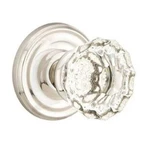 Emtek Polished Nickel Astoria Crystal Privacy Lock Set Door Knob Handle. Fixed Price $214.99.