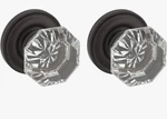 Baldwin 5820.112.PASRB Crystal Hall & Closet Knob Round Rose - Venetian Bronze. Fixed Price $75.00.