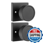 Haidms Matte Black Dummy Knobs, Half No-turning For Closet Doors. Fixed Price $67.98.