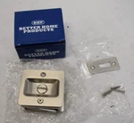 Bhp Better Home Products 720-SN Privacy Sliding Pocket Door Lock Satin Nickel. Fixed Price $17.98.