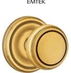Emtek 8100NWUS7 Norwich Door Knob Set, Brass Classic - French Antique. Fixed Price $125.00.